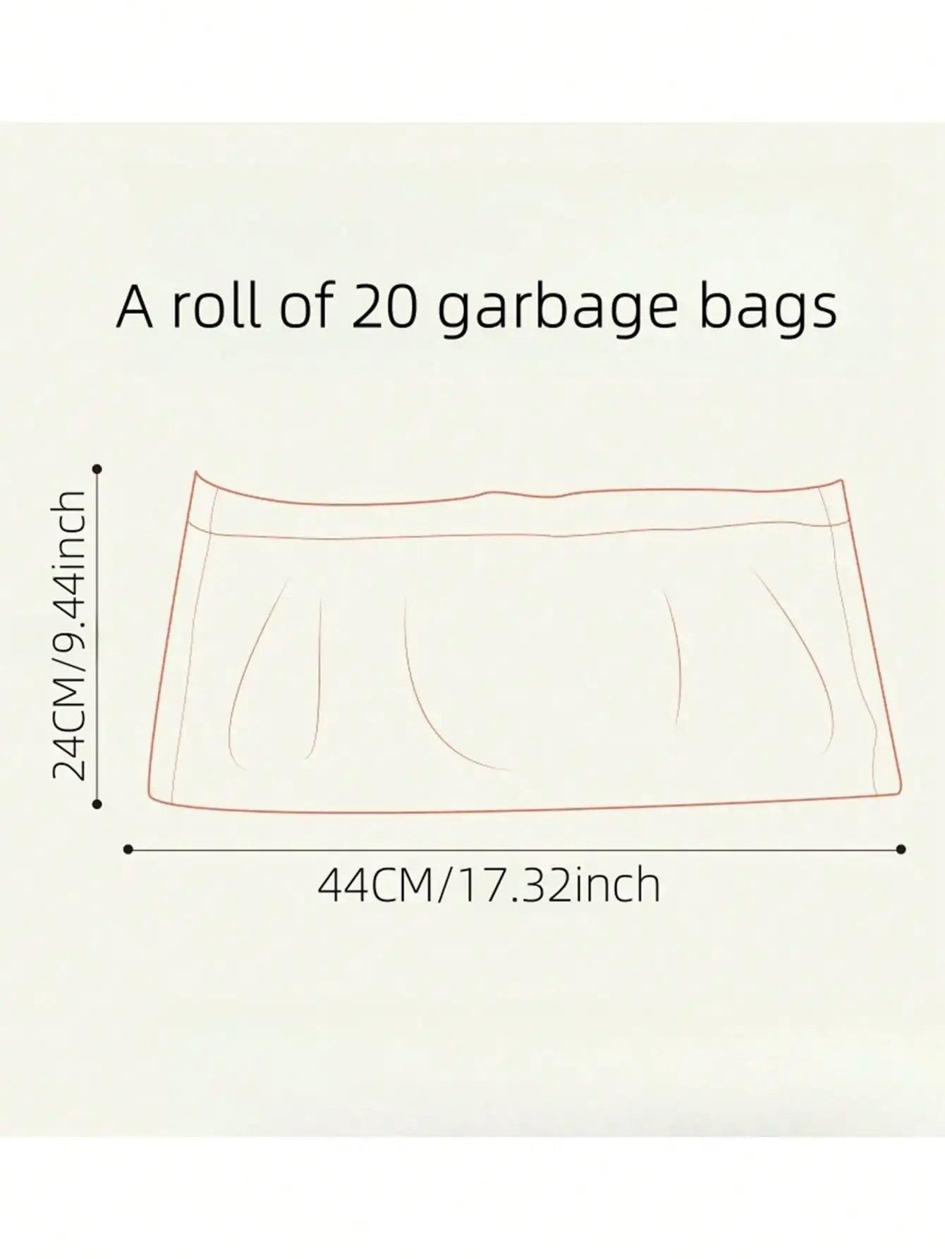 Portable toilet trainer disposable inner bag and accessories, durable multi-functional trash bag with drawstring
