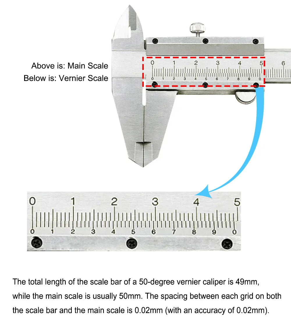 Professional Industrial Vernier Caliper Carbon Steel Four Use Metric Precision Measuring Tool Precision Measurement