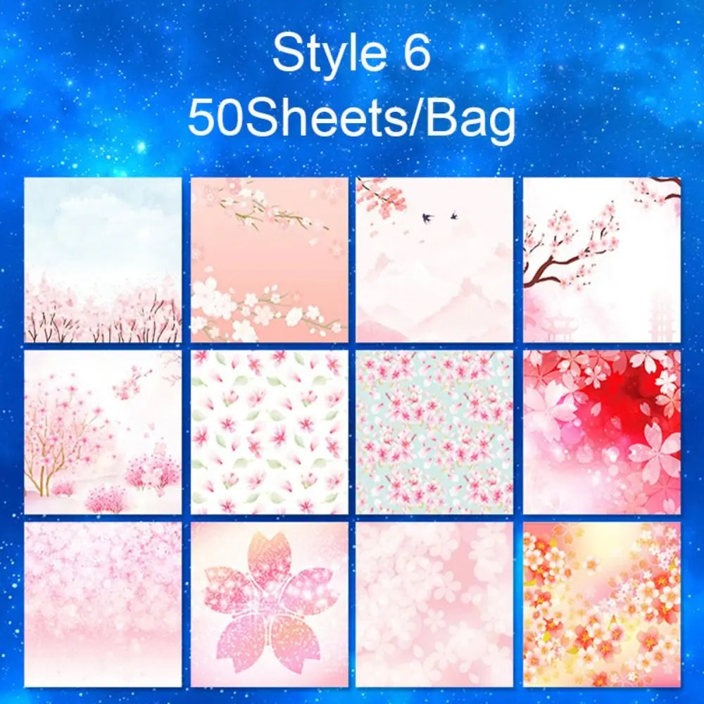 Creative Square Star Sky Constellations Origami Paper Kid DIY Handmade Double-sided Coloring Fold Craft Paper Art Material Gift