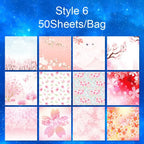 Creative Square Star Sky Constellations Origami Paper Kid DIY Handmade Double-sided Coloring Fold Craft Paper Art Material Gift