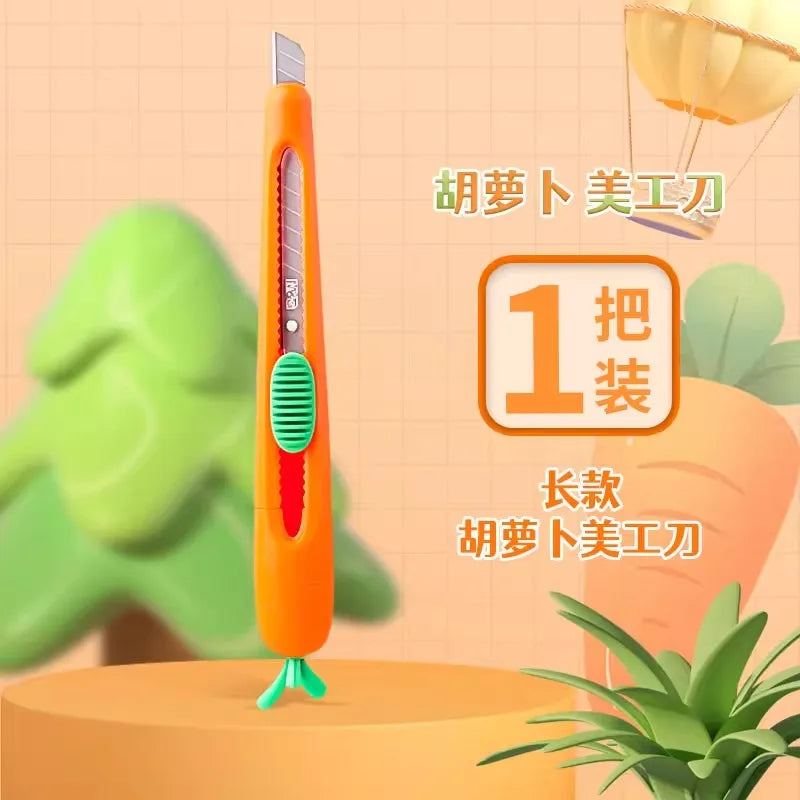 M&G 1pcs Portable Mini Paper Cutter Quality Artwork Knife Automatic Rebound Box Opener Pocket Cutter For Office School Supplies