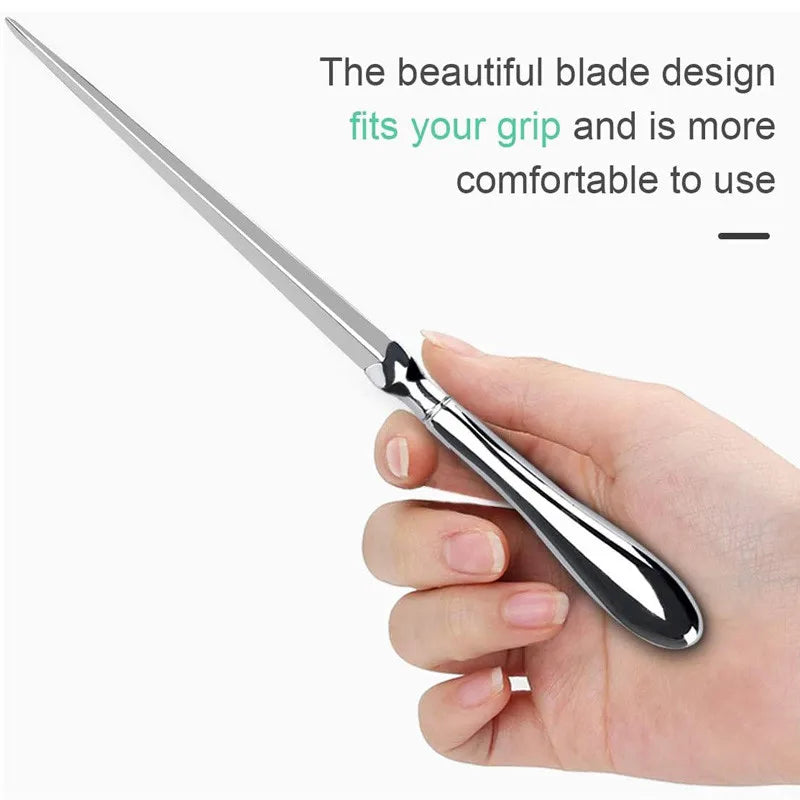 Letter Silver Mail Envelope Hand Slitter Opener