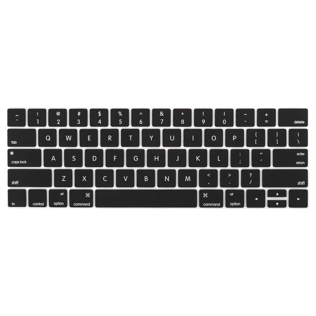 Keyboard Cover For MacBook Pro with Touch Bar 13&15 2016-2019 Model: A2159, A1989, A1990, A1706, A1707), Silicone Skin Protector