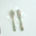 Colorful Acrylic Ice Cream Spoons Coffee Caviar Stirring Spoons Dessert Teaspoons Kitchen Tableware Craft Tools
