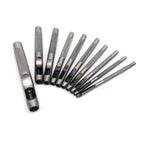 High Quality Steel 1mm 2mm 3mm 4mm 5mm 6mm 8mm to 20mm Round Hole Punch Tool Hollow Cutter for Leather Craft Belt Bag Clothing