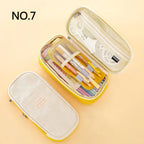 Creative pencil case Large Capacity Double Layers CPC Certification Safe Material School case Pouch Stationery for Girls