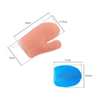New Honeycomb TPU Exfoliating Shower Glove - Quick-Drying Body Scrubber Sponge for Bathroom