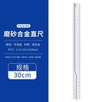 Youpin 4 in 1 Fizz Metal Ruler Stationery Set Aluminum Alloy Multifunctional Combination Ruler Ruler Triangle Protractor Drawing