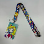 Wholesale Anime Movie Phone Rope Toy Story ID Card Badge Holder Princess Neck Strap Cartoon Keychain Lariat Gift