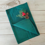 Set of 6 Cotton Dinner Cloth Napkins 30x45cm Soft Washable Perfect for Weddings Parties Christmas Birthdays and Family Gathering