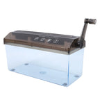 Mini Hand Crank Shredder Portable Paper Shredder A4 Hand Paper Shredding Tool for Documents Home School Office