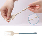 7pcs Food Grade Safe Detachable Portable Utensils Reusable Plastic Cutlery Set Box with Chopsticks Spoon Knife Fork Straw Brush