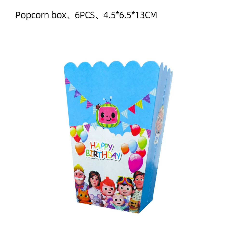Cartoon Family Theme Birthday Party Decoration Disposable Set Tableware Plate Napkins Tablecloth For Kid Shower Supplies Puzzle