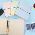 A5 3 Ring Binder Kpop Photocards Holder Photo Album Pocket Sleeves Clear Photo Card Collect Book Loose-leaf Binder Sheet Inserts