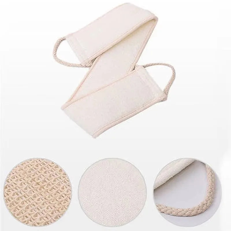 New Bathroom Cleaning Small Tools Unisex Soft Care Exfoliating Loofah Sponge Carrier Bath Shower Body Massage Cleansing Scrub