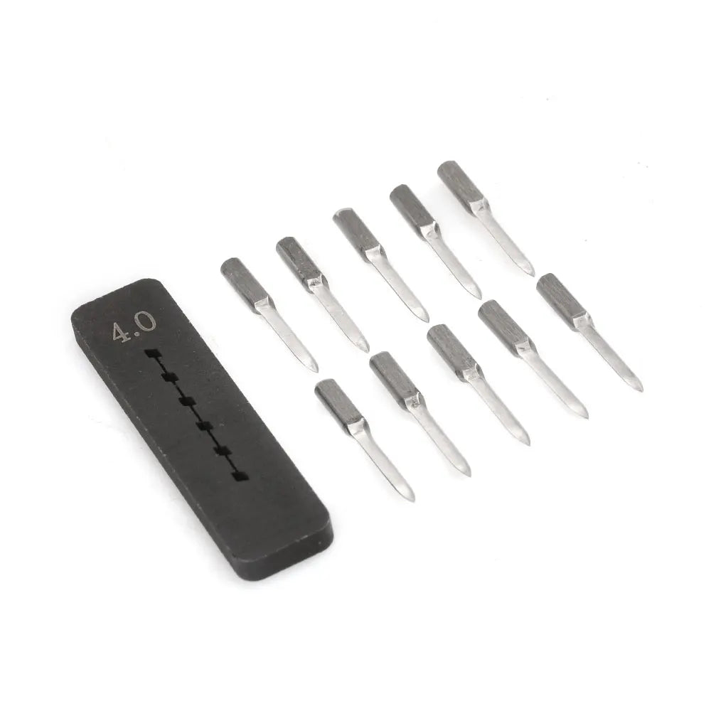 Leather Punch Tool Sharp Head Replaceable Pricking Iron Removable Round Hole Punch DIY Leather Craft Chisel 4 Size Available