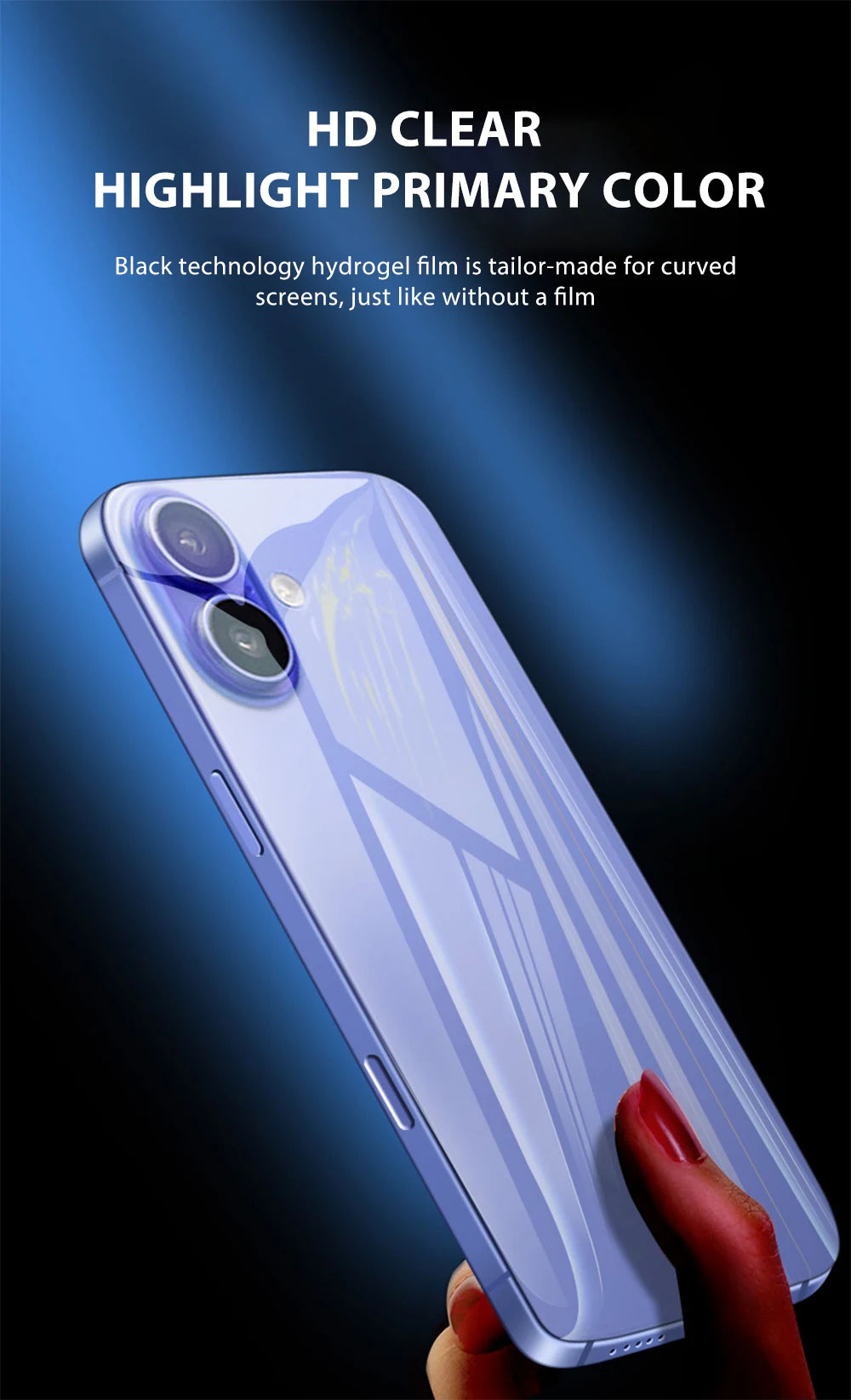4-1Pcs Back Hydrogel Film For iPhone 16 15 Pro Max 13 14 12 11 XS XR 7 8 Plus Soft Clear Screen Protector Phone Accessories