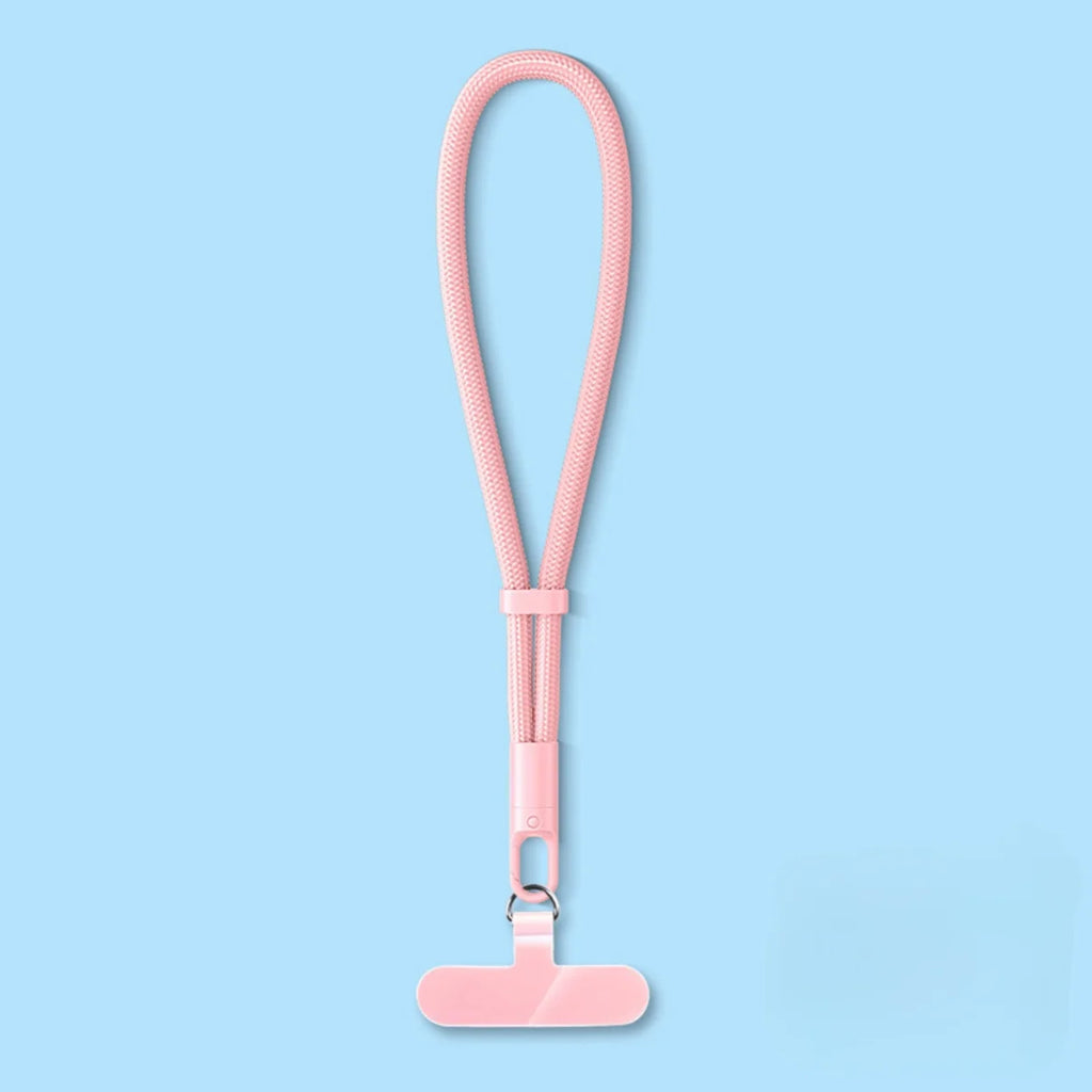 Universal Adjustable Mobile Phone Lanyard Short Wrist Strap with Self-locking Anti-drop Design Durable Polyester Phone Strap