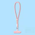 Universal Adjustable Mobile Phone Lanyard Short Wrist Strap with Self-locking Anti-drop Design Durable Polyester Phone Strap