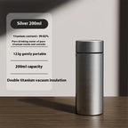 Gianxi Pure Titanium Insulated Cup Men'S And Women'S High-End Water Cup Portable Tea Cup Tea Water Separation Titanium Cup