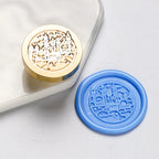 Star Sky Lotus Rose Pattern Wax Seal Stamp Retro Sealing Wax Stamp Replace Head Flowers Leaf Decorate Gift