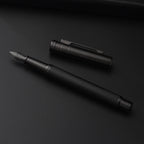LT Hongdian Titanium Black Forest Pen Calligraphy Student Business Office Women Boxed 1850 Gift Ink Pen