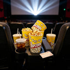 50Pcs 32/46oz Disposable Single Wall Coated Paper Popcorn Bucket Cup Food Grade Greaseproof Cinema Containers Movie Night Party