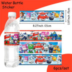 Super Wings Party Supplies Balloons Cup Plates Napkins Tableware For Kids Baby Shower Birthday Party Decoration