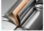 1200ML Extra Large Ceramic Tumbler Drinkware Stainless Steel Water Bottle Insulated Vacuum Flask Straw & Handle Leakproof
