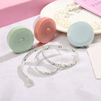 2M soft leather measuring ruler, portable telescopic self-locking tape measure, soft ruler scale body seam flexible tailor ruler