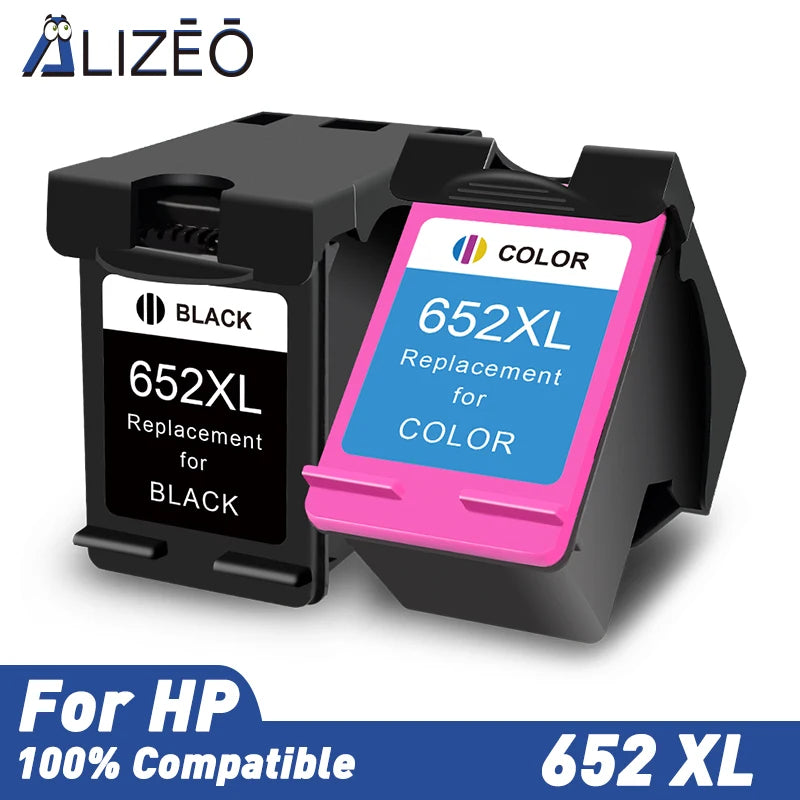 652XL Ink Cartridge Replacement For HP 652 HP652 XL Compatible Deskjet 1115 1118 2135 2136 3635 3636 3835 4535 Printer