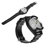 Wristwatch Compass, Wristwatch-Style Compass, Outdoor Mini Lightweight Wristwatch ABS Rubber Strap Tool Accessory Wristband