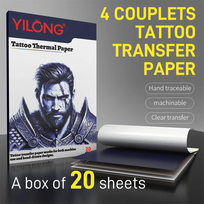 10/30/50/100Pcs Tattoo Transfer Pape A4 Size Stencil Paper Copy Paper Thermal Paper for Tattoo Transfer  Tattoo Supplies