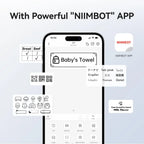 Niimbot B1 Mini Label Thermal Printer Portable Self-Adhesive Bluetooth Maker Machine For Round UV Tag Stickers Labels Rolls