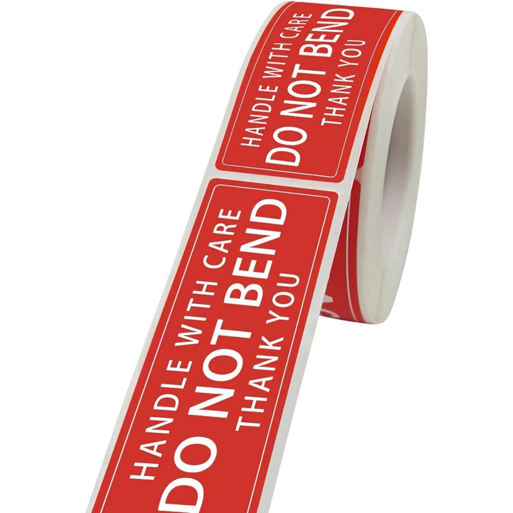 2"x 3" Fragile Stickers 500 Labels Per Roll Strong Adhesive (Handle with Care,Thank You) Labels for Shipping Moving,Do Not Bend
