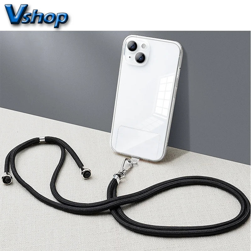 NEW Universal Adjustable Phone Lanyard Strap Mobile Phone Hanging Rope Neck Straps Anti-lost Lanyards Cell Phone Accessories