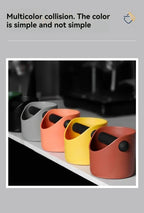 Coffee Grounds Waste Bucket Knock Box For Espresso Machine Handle Coffee Dregs Container Powder Recycling Bin Home Cafe Barista
