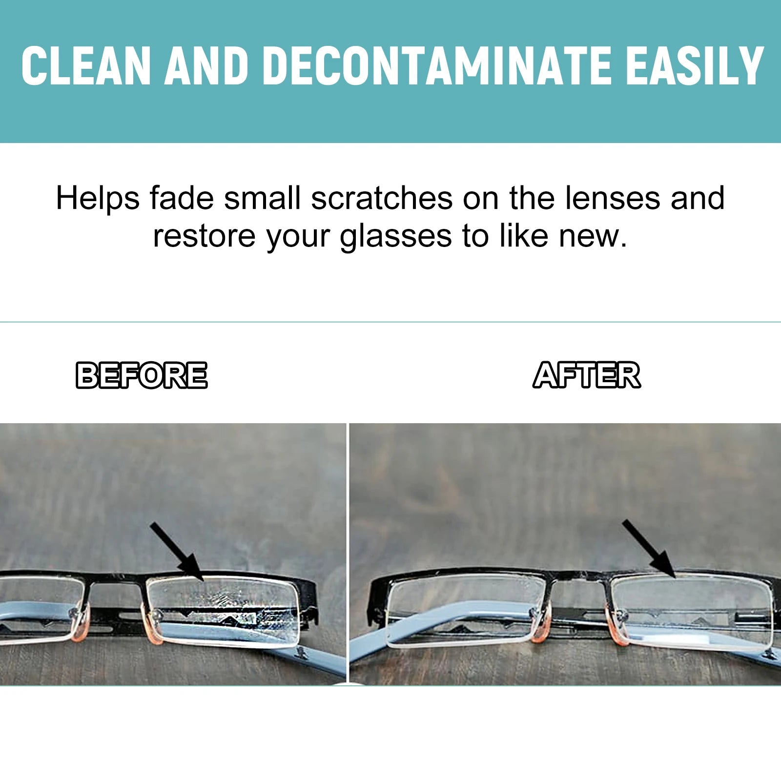 Eyeglass Lens Cleaner Spray Anti Fog Glasses Care Instant Clear Vision Oil Stain Remover Sunglasses Screen Cleaning Kit 100ml