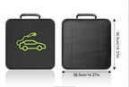 Portable Waterproof EV Charging Cable Storage Bag, Fire Resistant Organizer for Electric Car Jumper Wire Plug & Socket