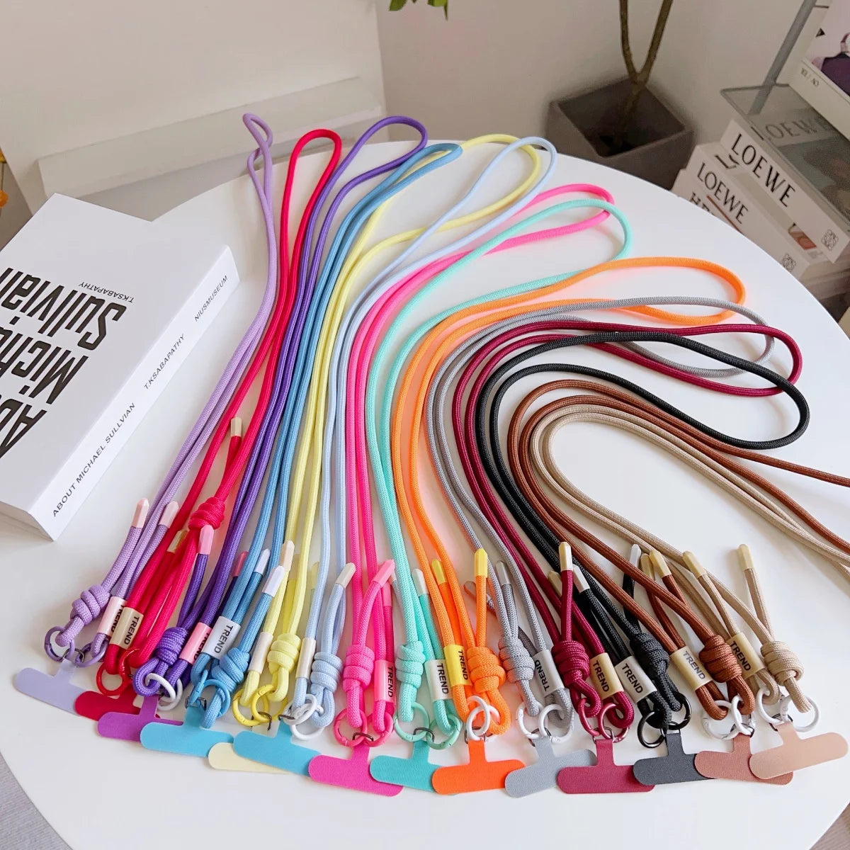 1Pc Universal Long Phone Lanyard Length Adjustable Neck Hanging Rope Crossbody Rope With Phone Case Connection Clip