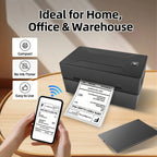 Marklife Thermal Label Printer Small Shipping Label Bluetooth-compatible Printer 4X6inch for iPhone Android Mac Window D200