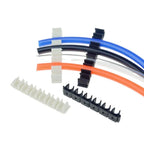 4/6/8/10/12mm Nylon Pneumatic Tube Air Hose Fixing Clamp 6 Way Water Pipe Holder Gas Compressor Tubing Diversion Flow Clip