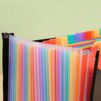 Portable 13/25 Pockets Expanding File Box A4 Expanding Capacity Accordion File Folder Document Organizer Office