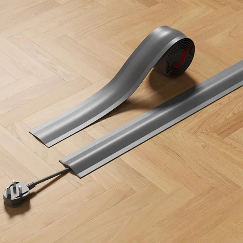 Cable Cover for Flooring Pvc Wires, Covers Wires on the Floor, Soft Floor Cable Cover, Hide Floor Cables, Cable Management Cable Protector