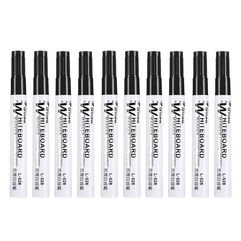 4/10 Pcs Set Erasable Magnetic Whiteboard Marker Pen Blackboard Marker Chalk Glass Ceramics Office School Art Marker Stationery