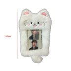 Multifunctional Photocard Case Bear/Rabbit/Chick Bus Door Cards Sleeve Cute Cartoon Photo Card Holder School Office