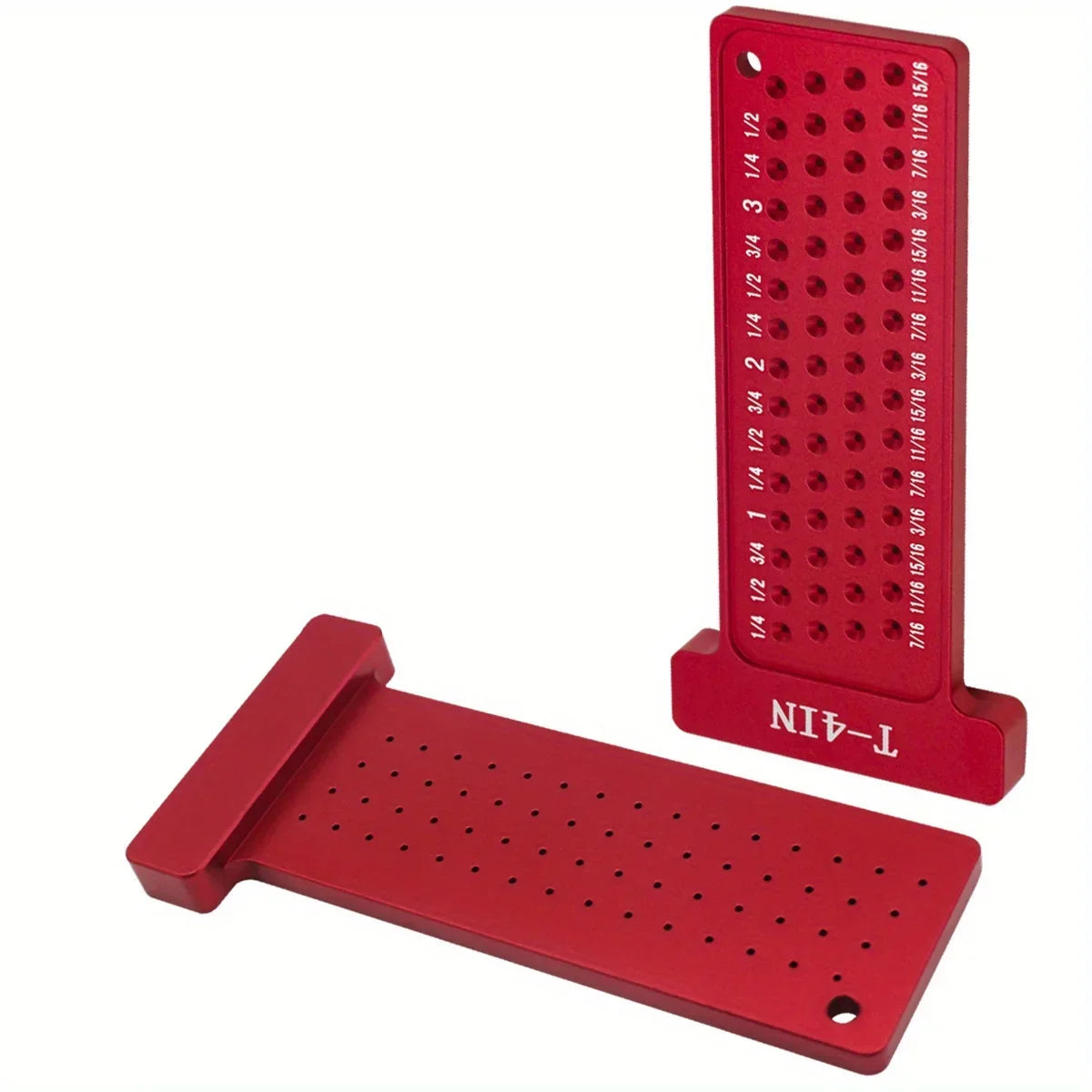 Aluminum T Square Marking Gauge Right Angle Protractor Dual Scale Woodworking Carpenter Layout Scribing Ruler