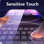 1Pcs iPhone 15 14 13 12 11 16 17 Pro Max X XS Max XR 8 7 Plus 16e 17Air 14 15 16 Plus Tempered Glass Screen Protector Film