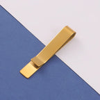 5 Pcs Metal Paper Clip for Notebook Bookmark Tool Stainless Steel and Brass Material Book Paper Clips