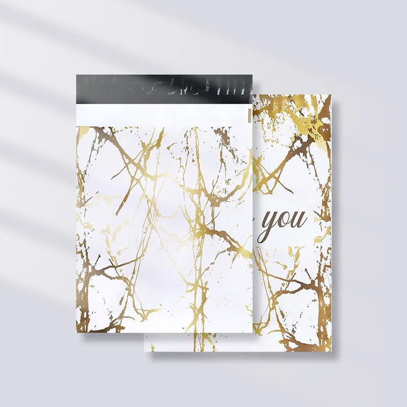 10PCS 10x13'' 25x33cm Printed Poly Mailer Packaging Envelopes with Self Seal Courier Storage Bags Clothes Mailers Packaging Bags